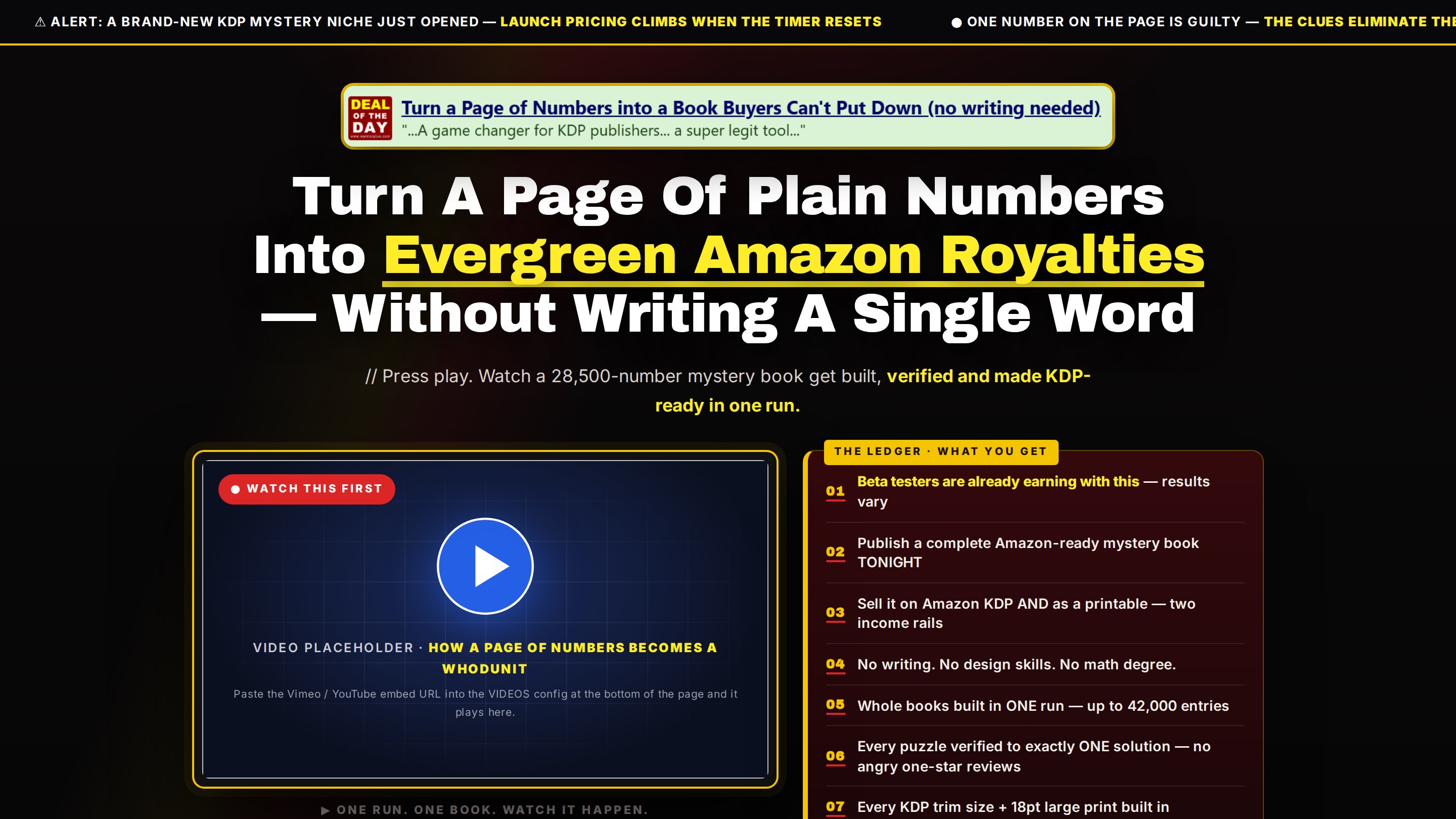 Turn A Page Of Plain Numbers Into A Whodunit Buyers Can't Put Down